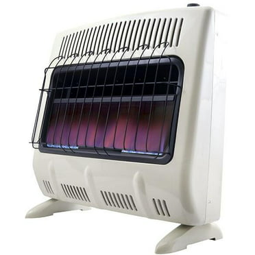 Wall Heater 30,000 BTU Natural Gas Infrared Unvented Radiant Surface Mounted 